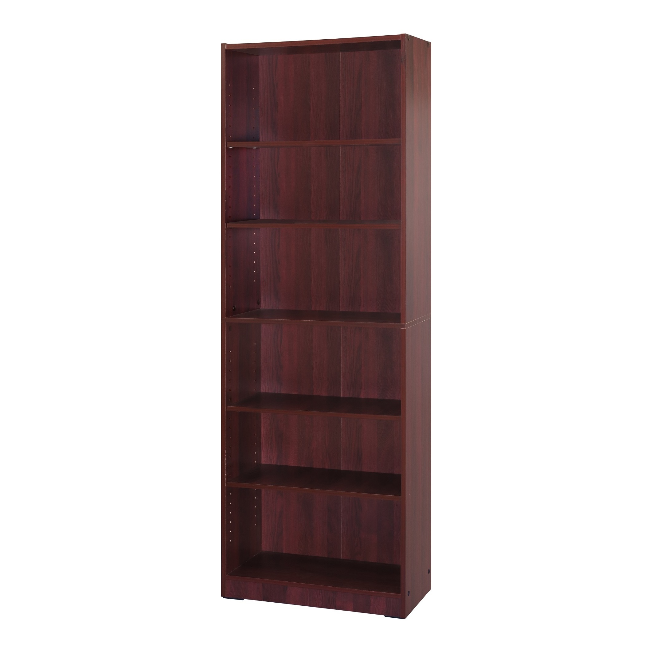 Simple Style 6 Shelves Bookcase Wood Book Special for Online Seller Easy Carry Made in Malaysia 1741