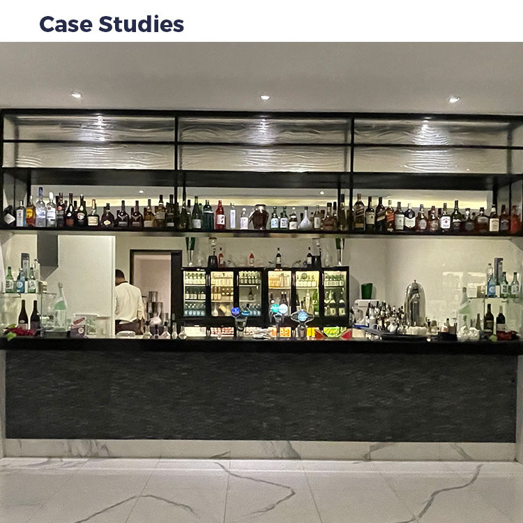 Stainless Steel Cocktail Bar Counter Customization Milk Tea Shop Counter Design Equipment Bubble Tea Counter