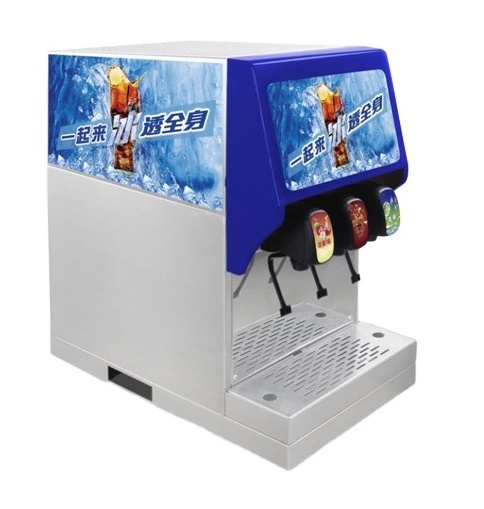 Commercial 3 Heads Pepsi Refrigerator Soda Beverage Dispenser Soft Drink Dispenser