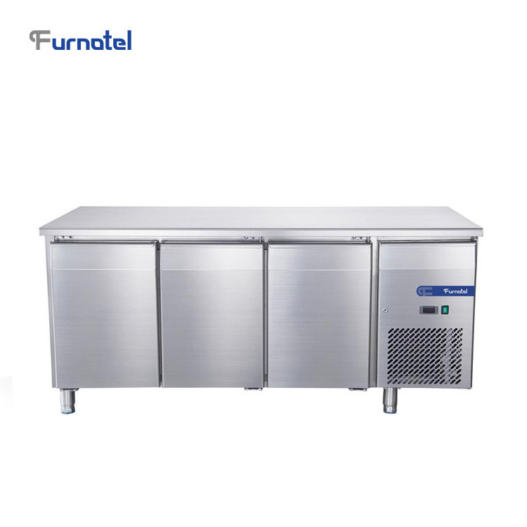 Furnotel Commercial 3 Doors Under Table Freezer