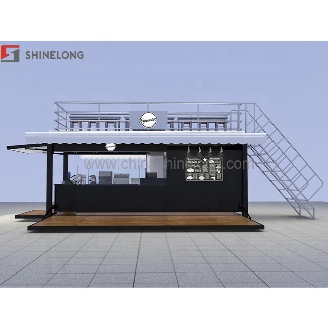 Small Coffee Shop Fast Food Truck Trailer Fast Food Kiosk For Sale