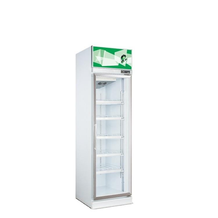 Commercial Fridge Glass Door Pepsi Displsy Refrigerator For Shop Merchandiser beverage display