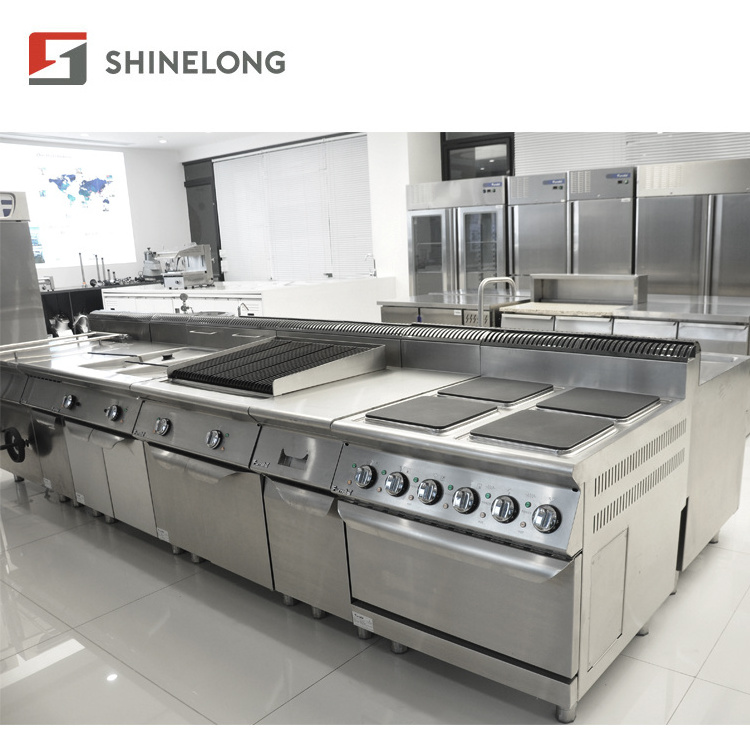 Commercial Stainless Steel Hotel Restaurant Equipment Kitchen