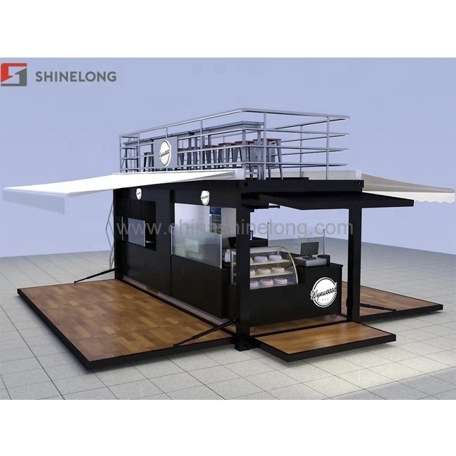 Small Coffee Shop Fast Food Truck Trailer Fast Food Kiosk For Sale