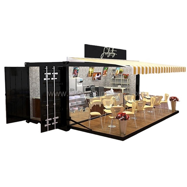 Small Coffee Shop Fast Food Truck Trailer Fast Food Kiosk For Sale