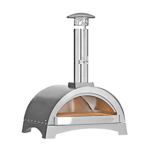 Built-in Stainless Steel Outdoor Wood Fire Pizza Oven Countertop Base Wood Fired Pizza Oven for Bakery