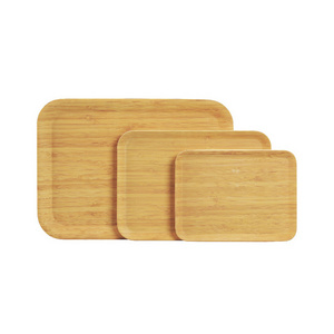 Commercial Square Bamboo Serving Tray Set