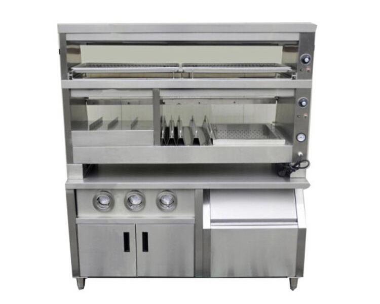 Commercial Hot Food Display Warmer Electric Showcase Counter