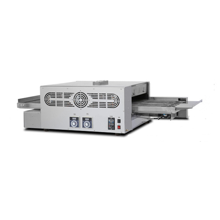 Commercial Conveyor Pizza Oven Stainless Steel Fast Heating Gas Conveyor Pizza Oven For Sale