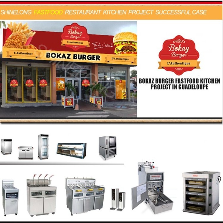 Fast Food Equipment Burger Chicken Fast Food Kiosk Restaurant Equipment