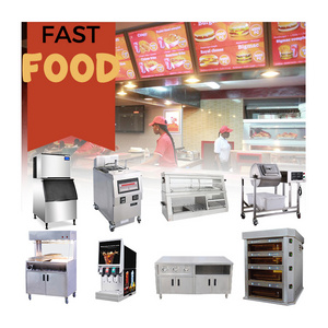 Fast Food Equipment Burger Chicken Fast Food Kiosk Restaurant Equipment