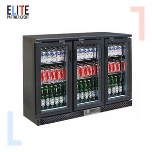 Commercial Beer Bar Fridge with Double Hinged Glass Doors FRBR-0905