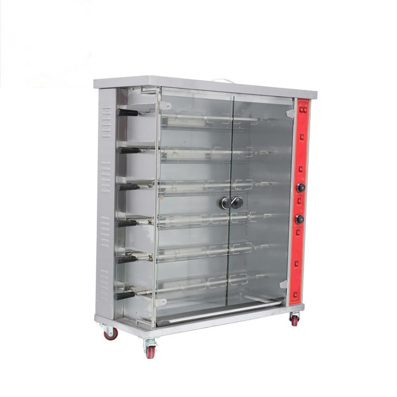 Commercial Chicken Rotisserie Oven Machine Gas Electric Rotary Chicken Grill Machine for Restaurant