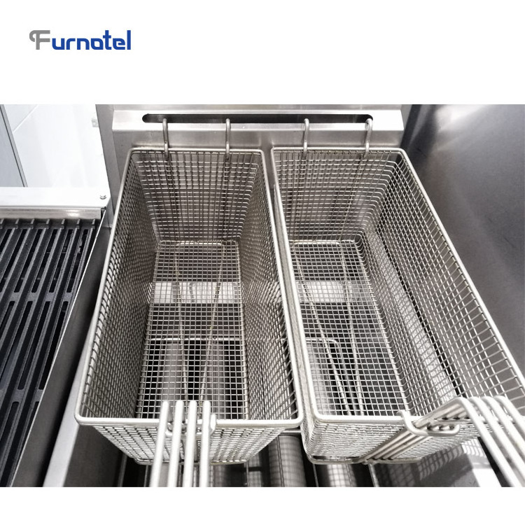 Furnotel Max Series Natural Gas Single Tank Double Basket Fryer