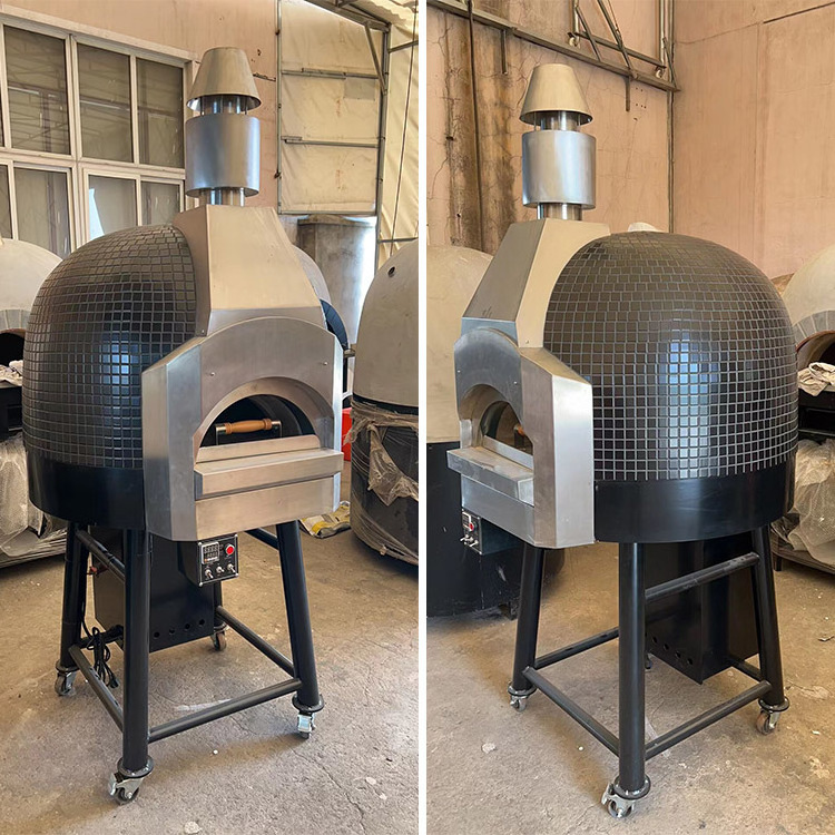 16 Inch Commercial Wood Fire Clay Pizza Oven High Temperature Gas Brick Oven Built-In Oven for Pizza Making