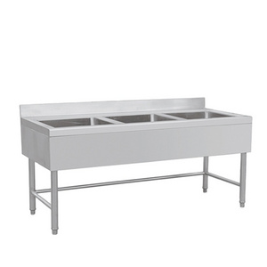 High Quality Handmade Kitchen Deep Free Standing Stainless Steel Sink