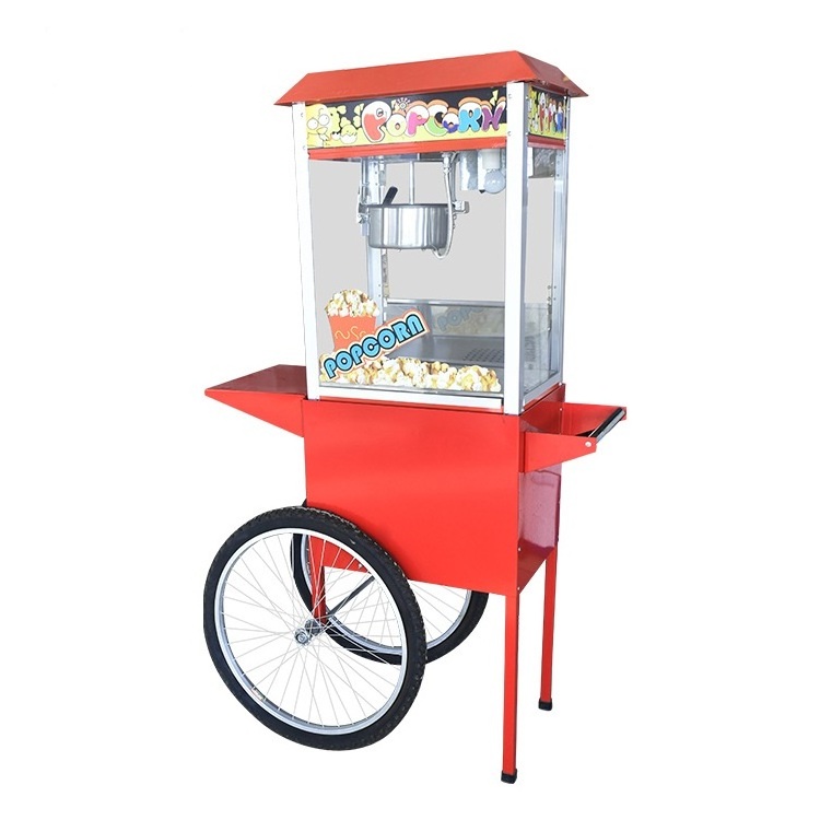 Street Food Shop Popcorn Makers and Vending Machine with Cart