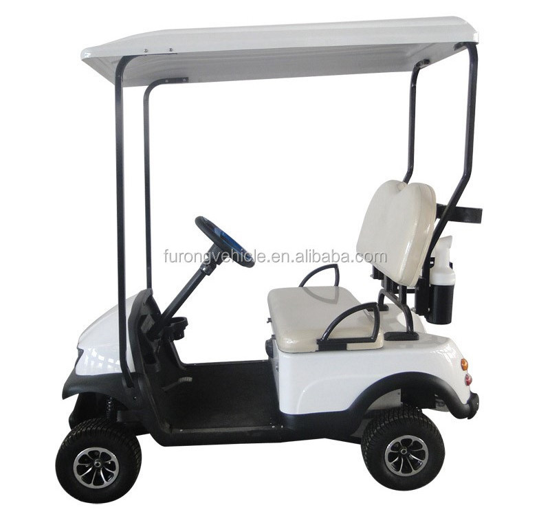 two seater 4 wheels drive adults electric golf buggy with Top roof