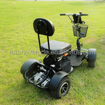 1000W motor real transaxle driving single seat electric golf cart