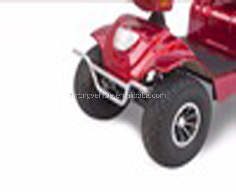 Red four wheels electric mobility scooter spare parts for elder