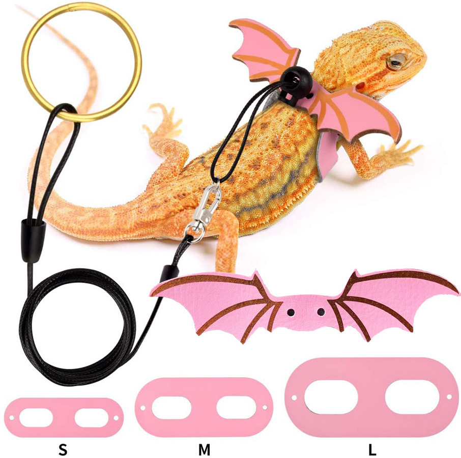 Bearded Dragon Sling Carrier with Leash & Harness Set Small Pet Carrier Pack for Outdoor Travel