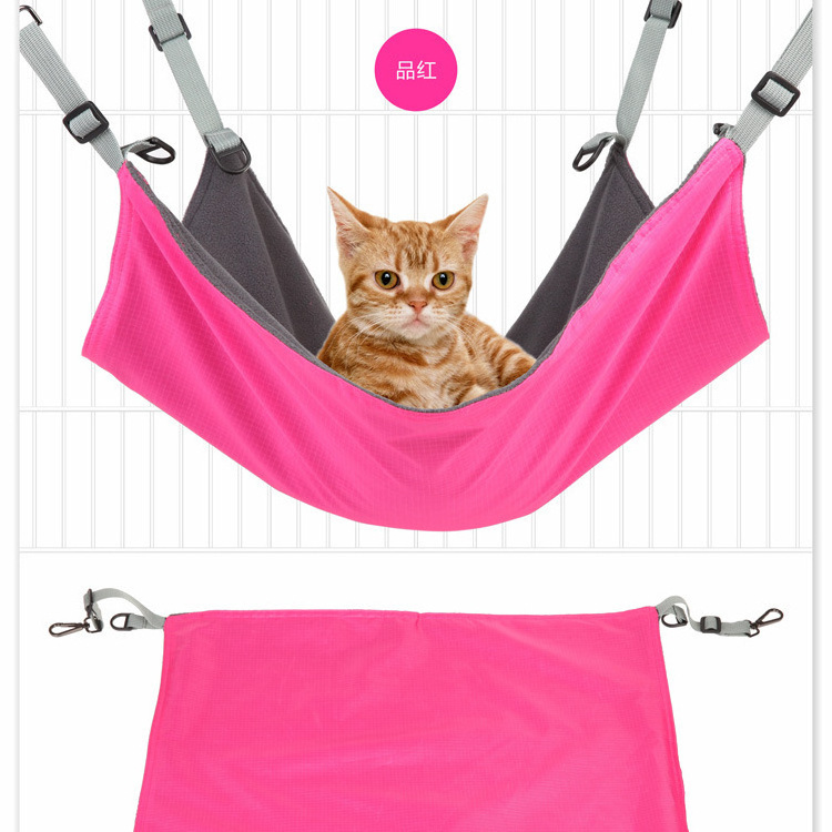 Waterproof Cooling Kittens Pad universal cat products Hanging adjustable cat nest villa cat cage hammock