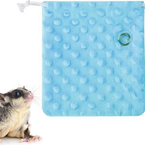 Fleece Glider Bonding Pouch Bonding Bag for Sugar Gliders for Bonding with Sugar Gliders