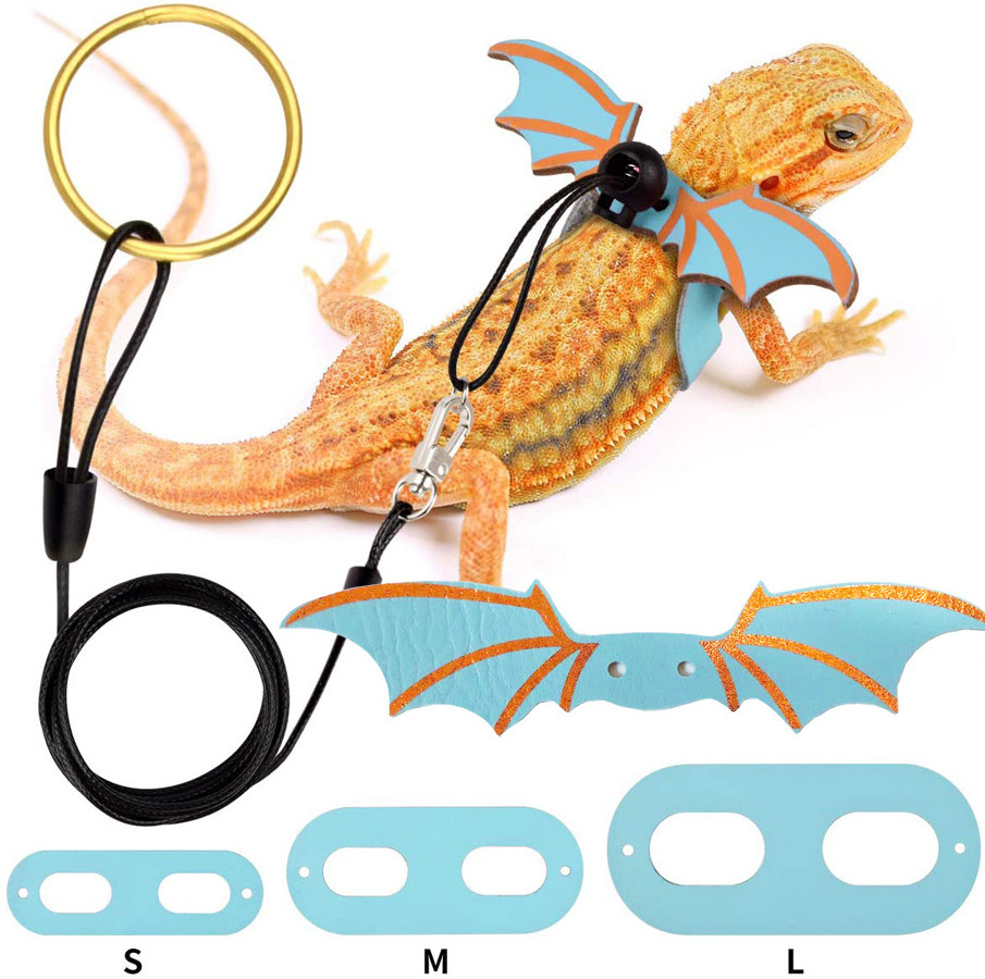 Bearded Dragon Sling Carrier with Leash & Harness Set Small Pet Carrier Pack for Outdoor Travel