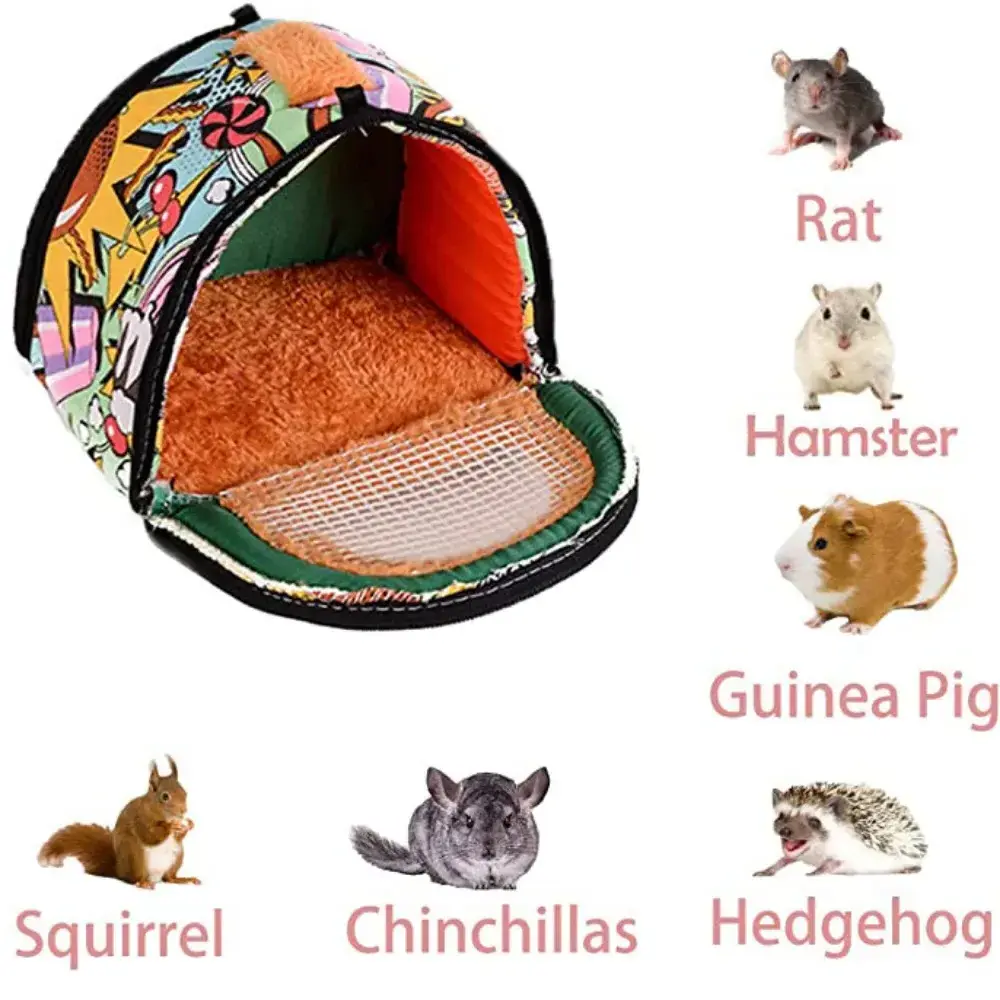 Small Animal Carrier Portable Guinea Pig Travel Bag Sugar Glider Hamster Cage Pet Carrier Rabbit Ferret Bunny Parrot Slings Bags