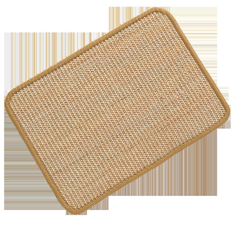 Solid color natural sisal sofa cushion sisal cat scratch board scratching nails large environmental protection material