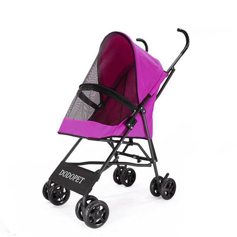 Foldable 4 Wheels Outdoor travel  Transportation Aids Assistance Tools Folding Cart Dog Pushchair Pet Dog Trolley