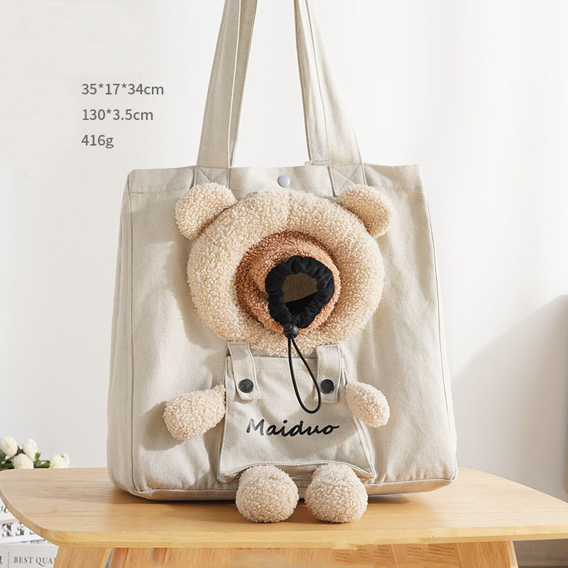 Factory Direct Small Lion Style Outcrop Shoulder Bag Cute Pet Carrier Travel Tote Bag For Cats Puppy Small Animals Pet Bag