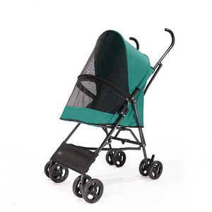 Foldable 4 Wheels Outdoor travel  Transportation Aids Assistance Tools Folding Cart Dog Pushchair Pet Dog Trolley