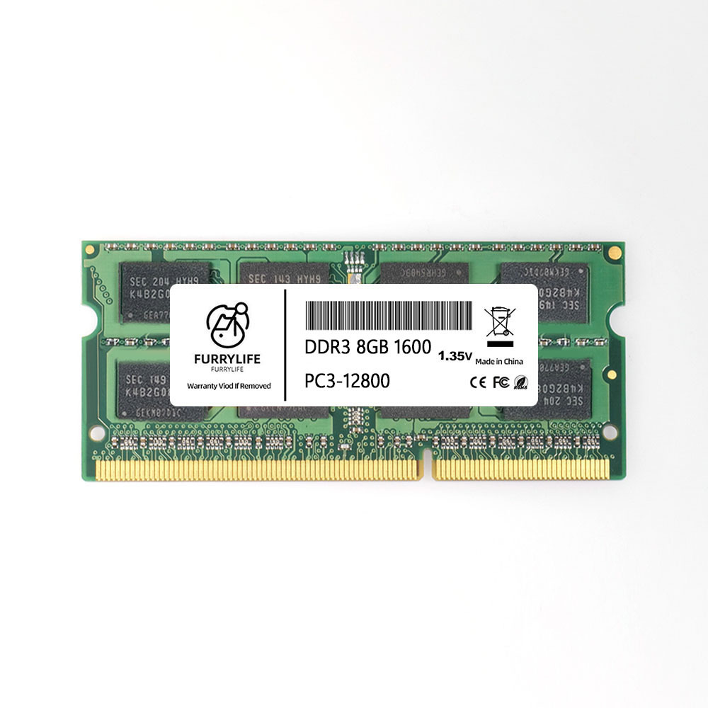 FurryLife High performance ram memory ddr3 8gb memoria 1600mhz 1.35v sodimm ddr3 ram for laptop amd intel