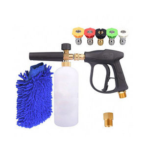 Canon De Espuma High Pressure Car Washer 1/4 Inch Quick Connect 3000 Psi Car Wash Foam Gun High Pressure Snow Foam Lance