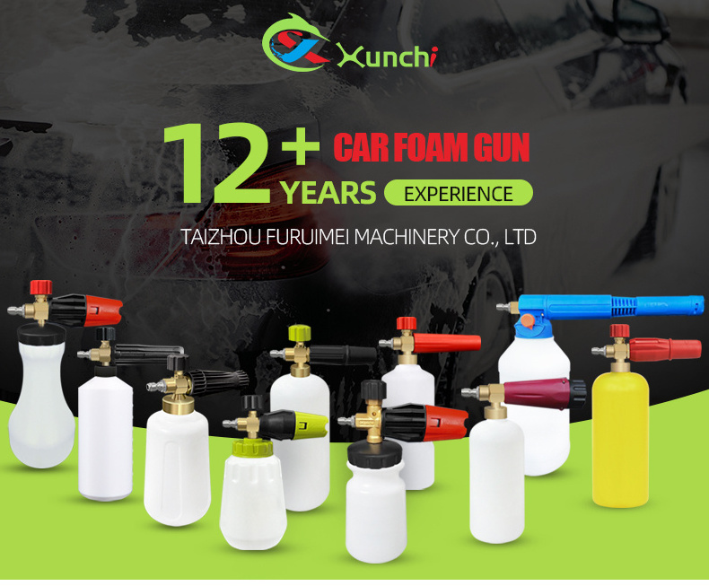 XUNCHI High Pressure Washer Car Wash Soap Snow Foam Gun Lance Cannon Snow Foam Gun For Car Wash