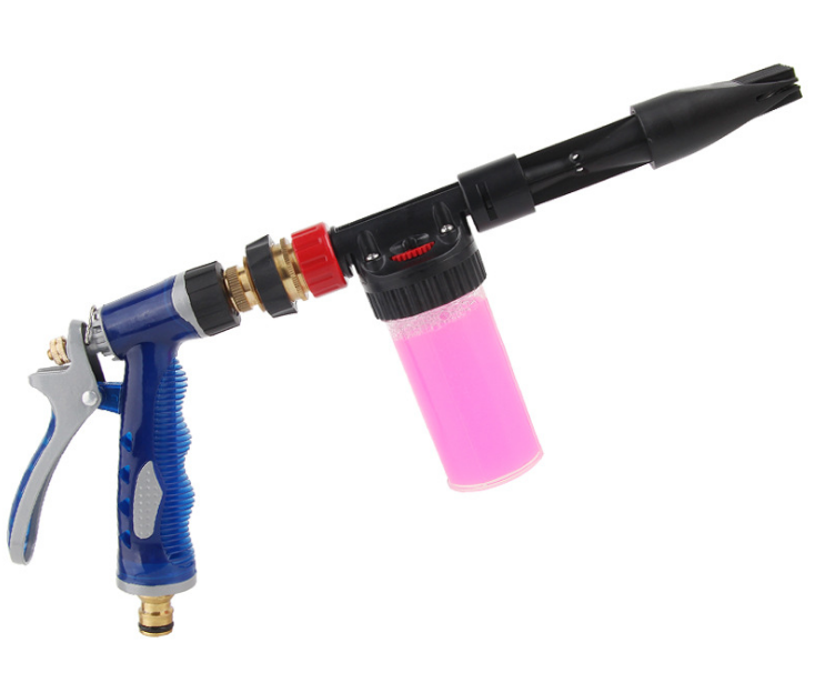 Car Wash High Pressure Water Long Gun /pressure plastic brass foam gun car wash with soap bottle