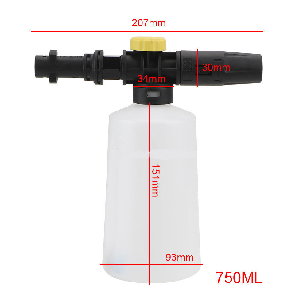 Snow Foam Lance For K2 - K7 High Pressure Foam Gun Cannon  Portable Foamer Nozzle Car Washer Sprayer