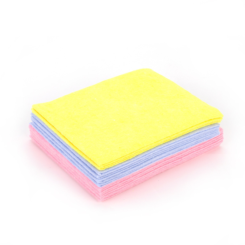 Factory Provides Best Quality nonwoven microfiber dish cloth Quick Easy nanoscale kitchen disposable cleaning cloth