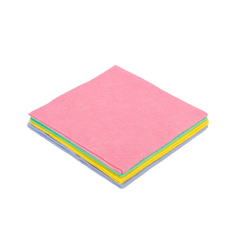 Factory Provides Best Quality nonwoven microfiber dish cloth Quick Easy nanoscale kitchen disposable cleaning cloth