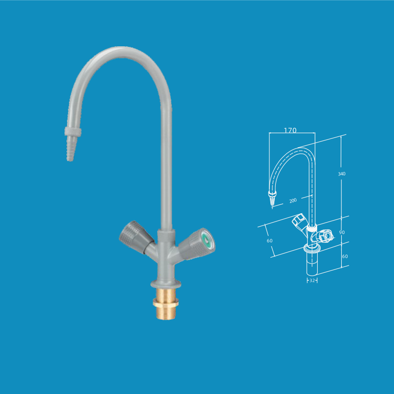 Factory wholesale laboratory high head lab faucet fitting cold and hot water faucet tap