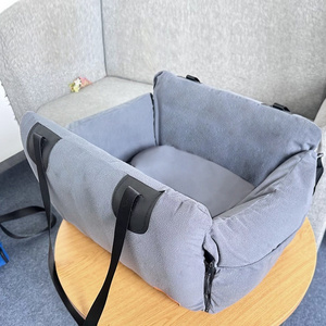 Small Dog Car Seat for Small Dog-Portable Puppy Pet Car Seat with Dog Seat Belt-Multifunctional Foldable Pet Sofa Bed