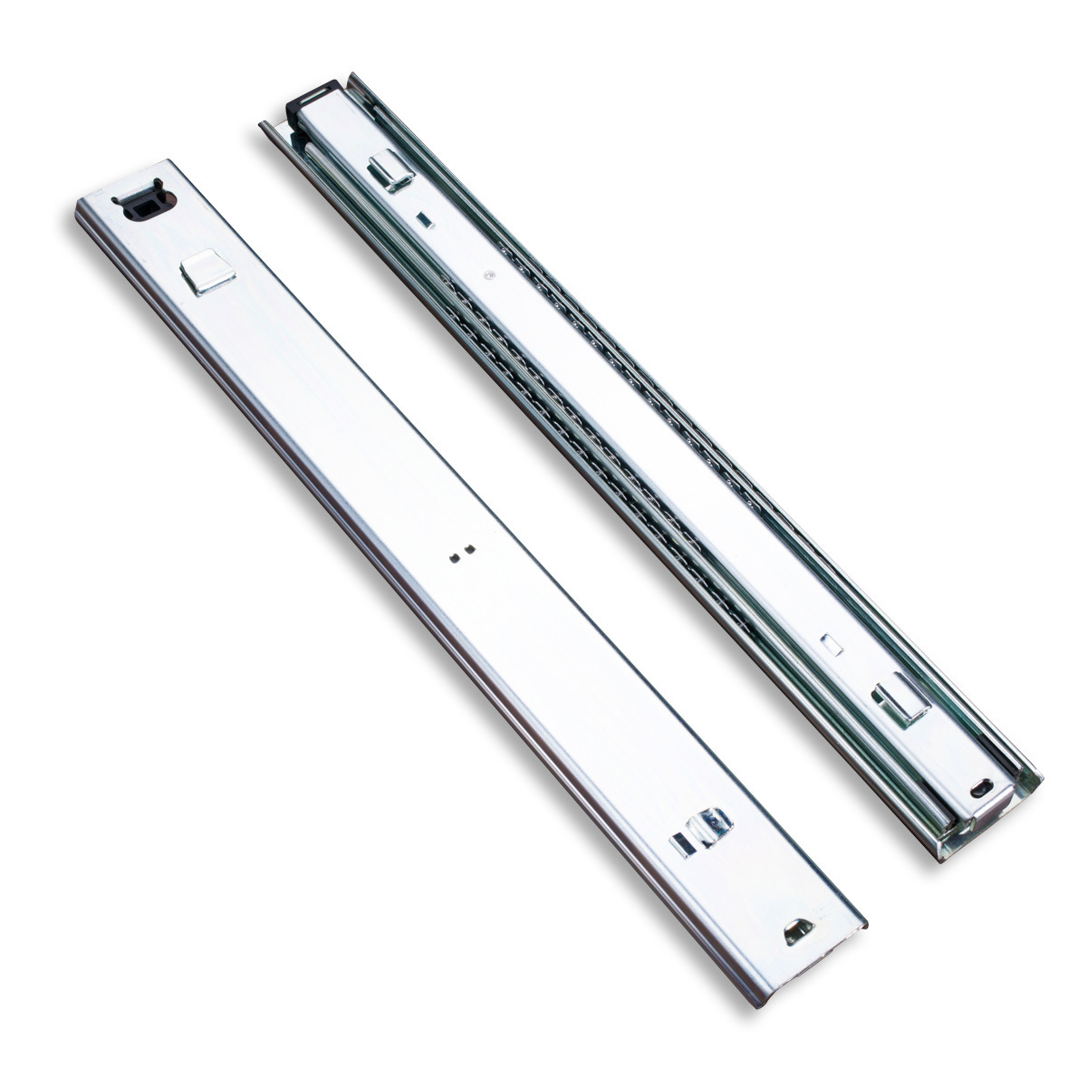 53mm Soft Closing With bayonet lock handle Heavy Duty Telescopic Channel   Kitchen Cabinet Tool Box Drawer Slides rail