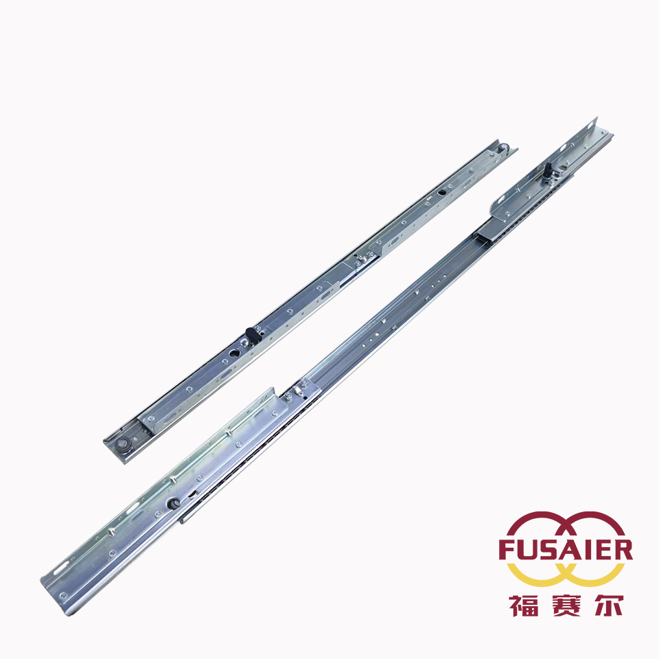 Fusaier dining table guiding slide runner table telescopic accessories dining table slide with stopper