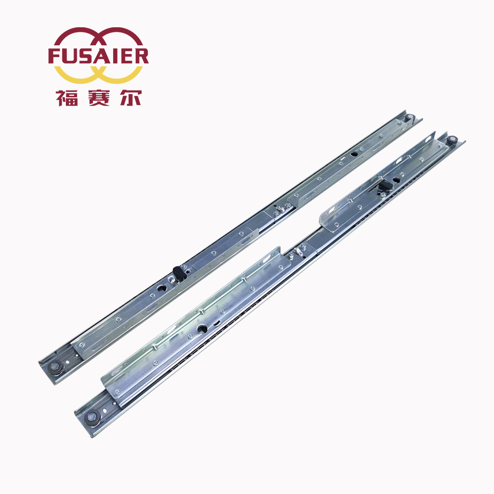 Fusaier dining table guiding slide runner table telescopic accessories dining table slide with stopper