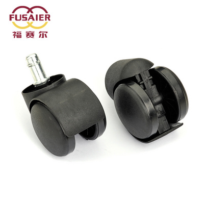 Friction ring wheel casters for furniture parts of chair locking silent caster  50mm 2 inchoffice chair swivel wheels casters