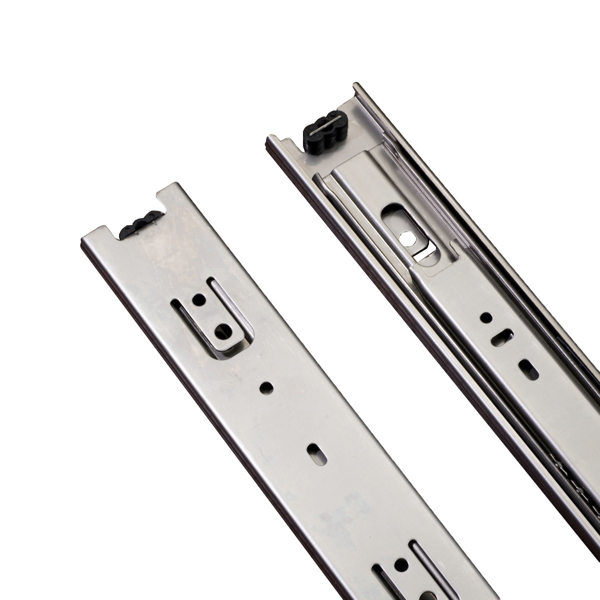 FUSAIER slide 45mm full extension stainless steel SS201 SS430 SS403 material furniture slide drawer slide rails