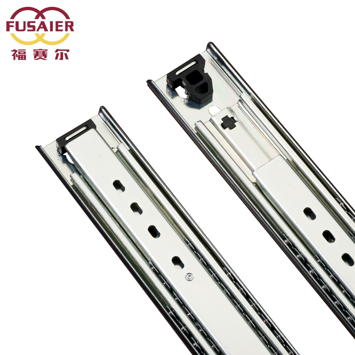 Foshan factory supply 53mm full extension Slim type heavy duty ball bearing drawer slide