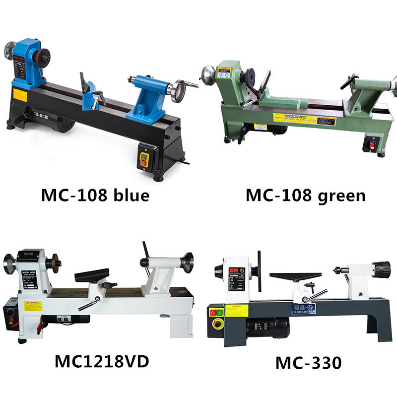 FUSAI 1020mm length  MC1218VD Carpentry infinitely Variable Speed Working Turning Wood Lathe Router long woodworking lathe