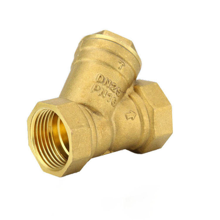 High pressure DN15-DN80 brass y strainer drain valve,strainer y filter